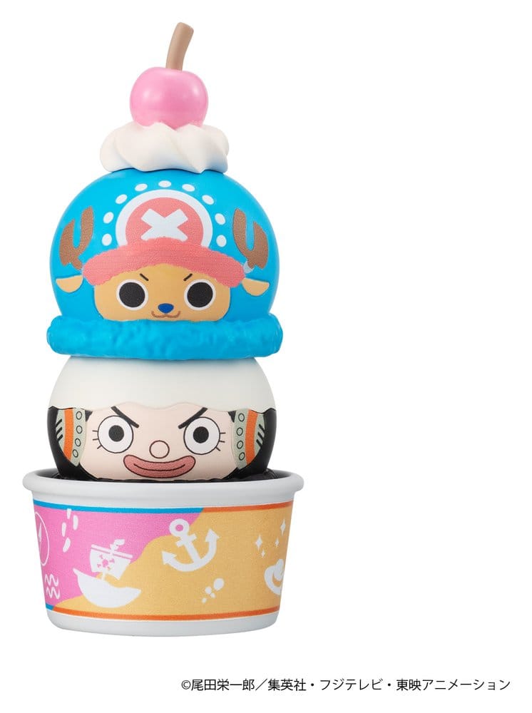 One Piece Tsumichen Stack up & Change Mini-figure assortite 8 cm (6 pezzi) Megahouse