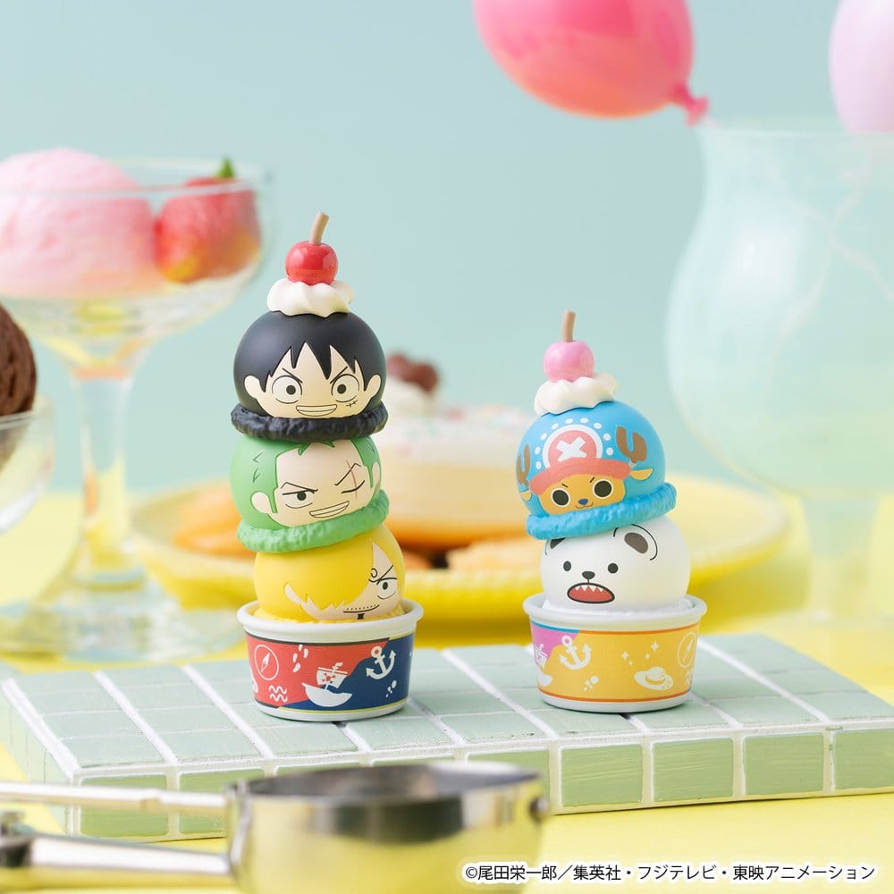 One Piece Tsumichen Stack up & Change Mini-figure assortite 8 cm (6 pezzi) Megahouse