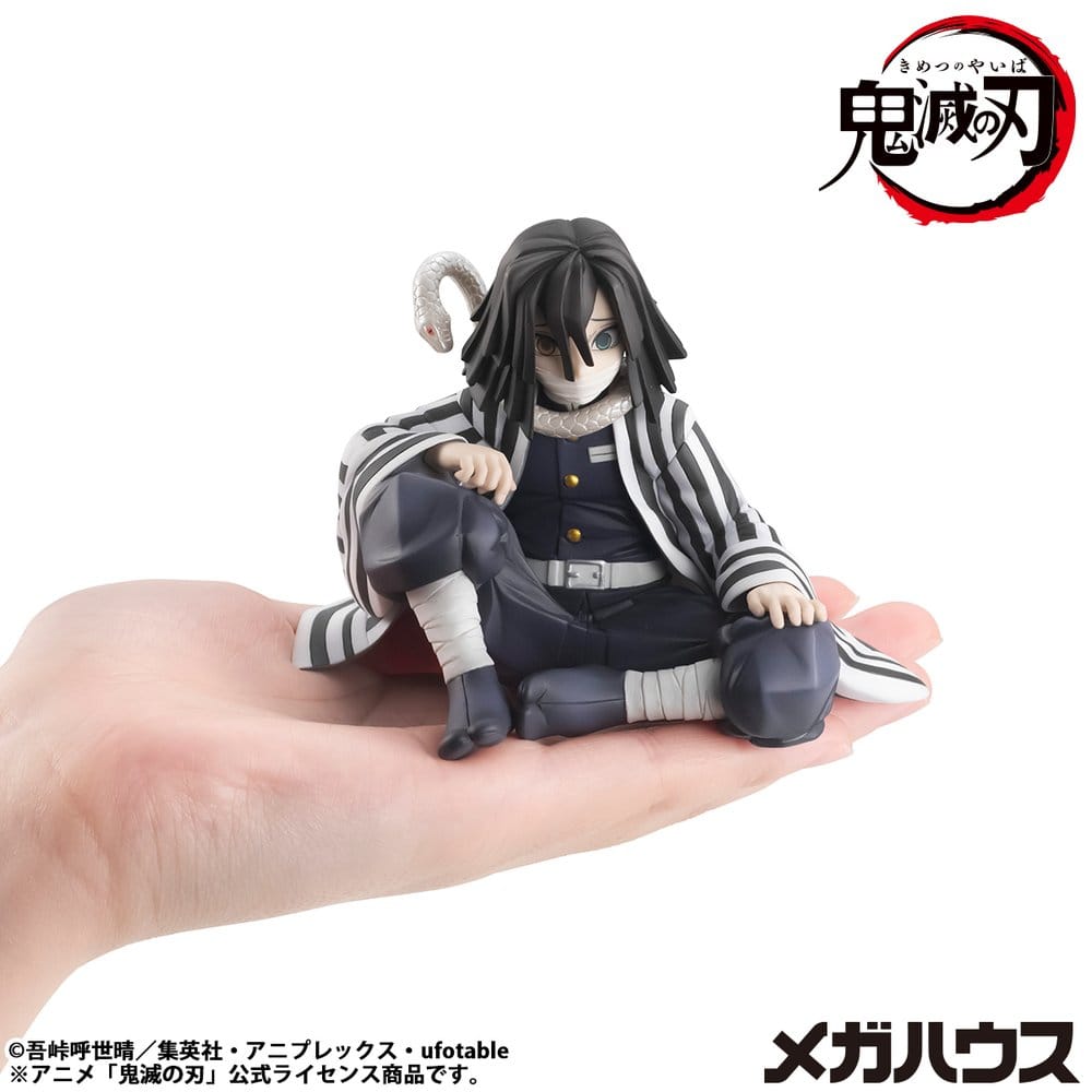 Statua PVC Iguro-san Palm Size Demon Slayer: Kimetsu no Yaiba G.E.M. Megahouse 7 cm