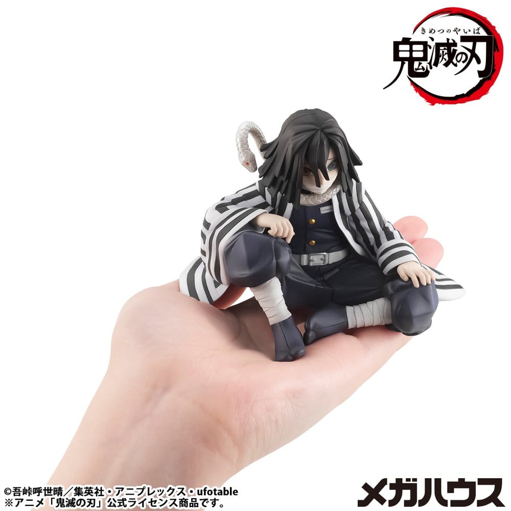 Statua PVC Iguro-san Palm Size Demon Slayer: Kimetsu no Yaiba G.E.M. Megahouse 7 cm