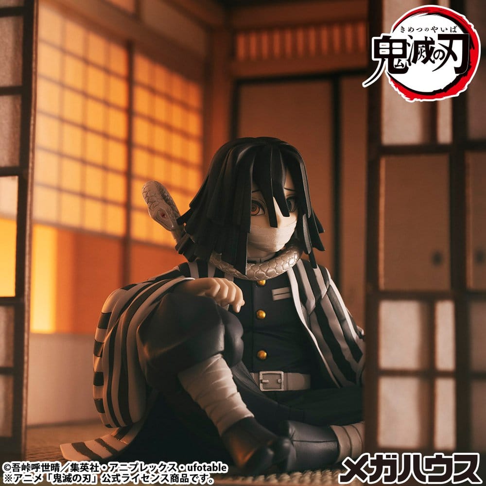 Statua PVC Iguro-san Palm Size Demon Slayer: Kimetsu no Yaiba G.E.M. Megahouse 7 cm