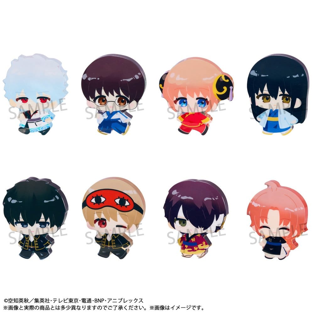 Gintama Karakoro Clear Candy Trading Figure Vol. 2 Mini-figure a sorpresa 5 cm (8 pezzi) Megahouse