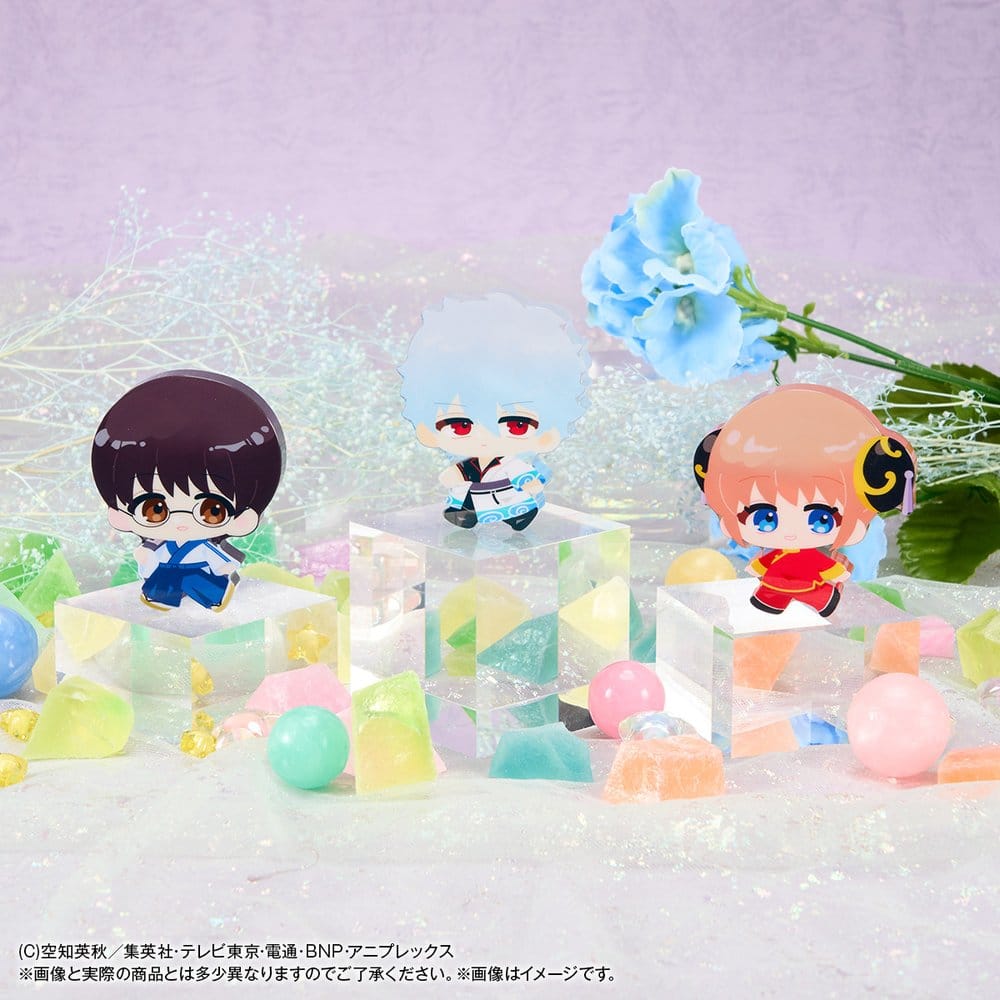 Gintama Karakoro Clear Candy Trading Figure Vol. 2 Mini-figure a sorpresa 5 cm (8 pezzi) Megahouse