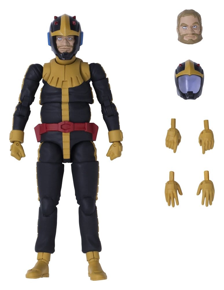 Action Figure Mobile Suit Gundam G.M.G. Collection 13 Gaia Black Tri-Stars Principato di Zeon Normal Suit Ver. 10 cm MegaHouse