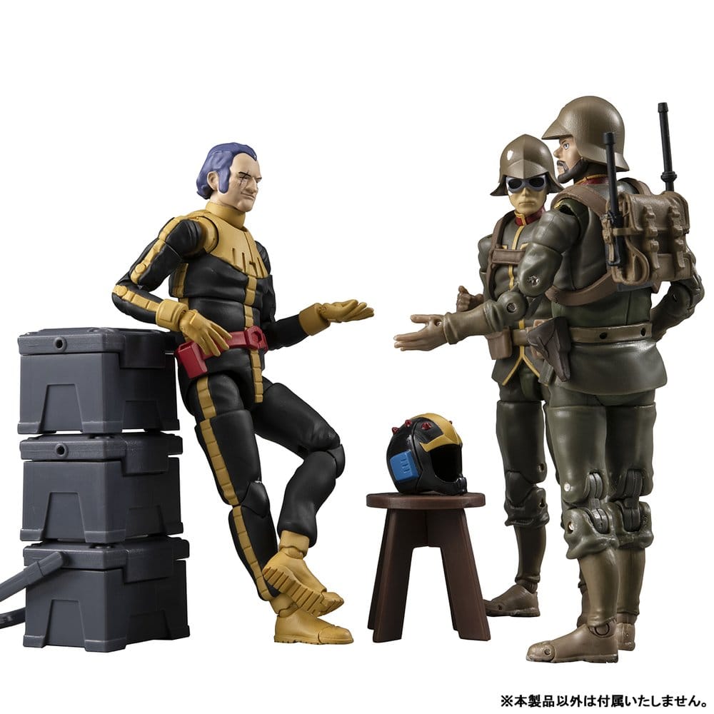 Action Figure Mobile Suit Gundam G.M.G. Collection 15 Mash Black Tri-Stars Principality of Zeon Normal Suit Ver. 10 cm MegaHouse