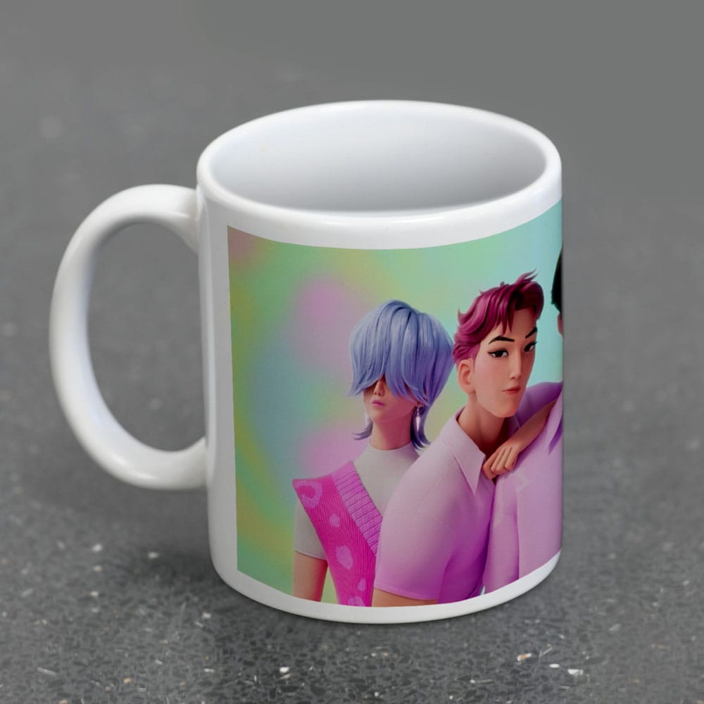 Tazza KPop Demon Hunters Saja Boys in ceramica, 0,315 L, Pyramid International