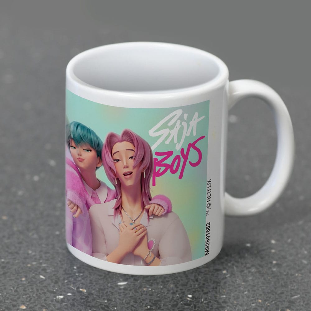 Tazza KPop Demon Hunters Saja Boys in ceramica, 0,315 L, Pyramid International