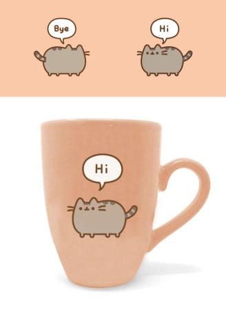 Pusheen Says Hi - Tazza Latte in Ceramica Pusheen