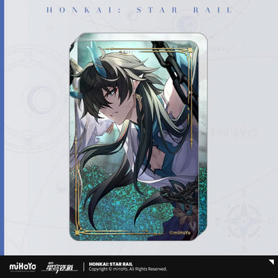 Honkai: Star Rail Light Cone Acryl Ornament con Effetto Sabbia - Brighter Than the Sun 9 cm