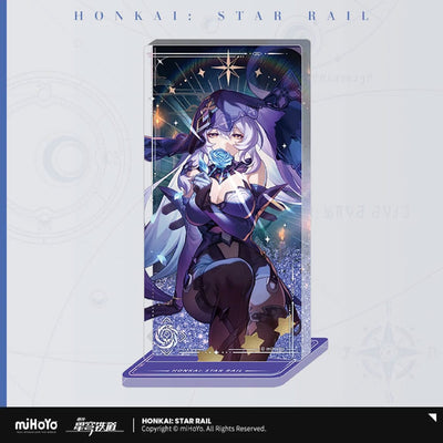 Honkai: Star Rail Light Cone Ornamento Acrilico con Glitter: Black Swan Reforged Remembrance 15 cm
