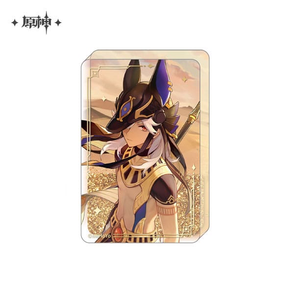Genshin Impact Cyno Acryl Ornament con Effetto Sabbia 8,5 cm - MiHoYo