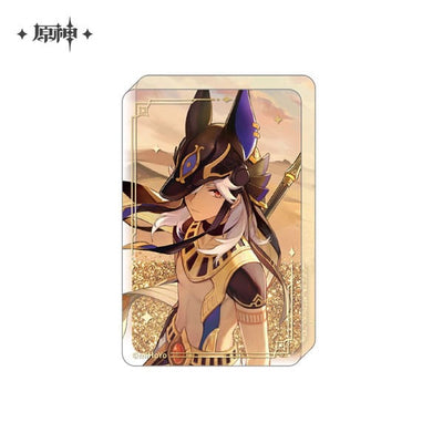 Genshin Impact Cyno Acryl Ornament con Effetto Sabbia 8,5 cm - MiHoYo