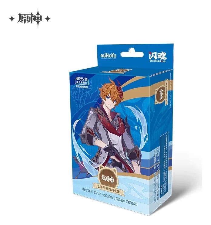 Genshin Impact Trading Card Game Mazzo Iniziale Pre-assemblato Serie 03 Tartaglia - Versione Cinese
