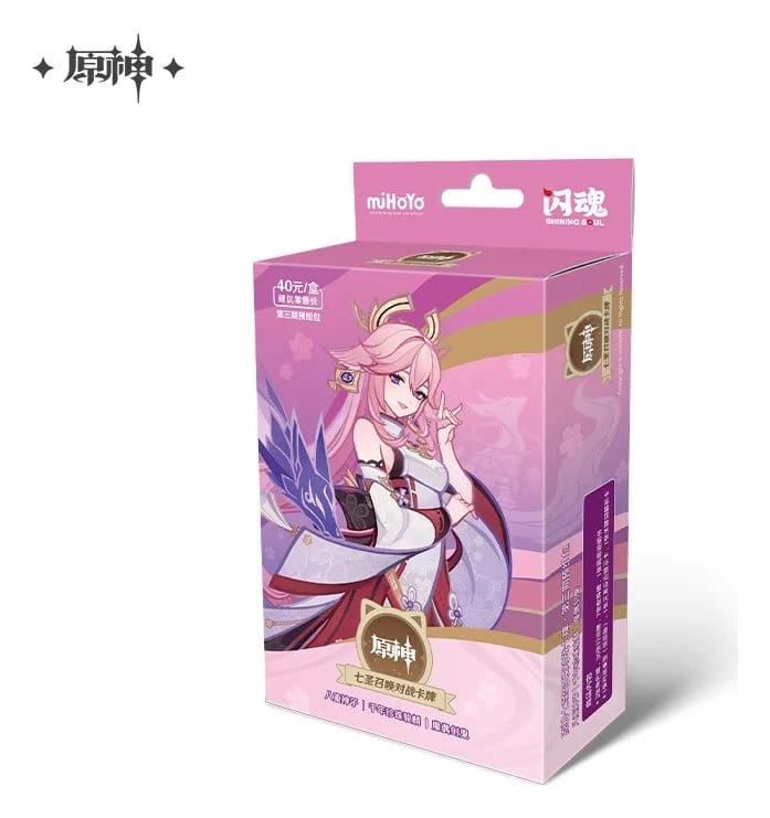 Genshin Impact Trading Card Game Mazzo Iniziale Pre-costruito Serie 03 05 Yae Miko - Versione Cinese