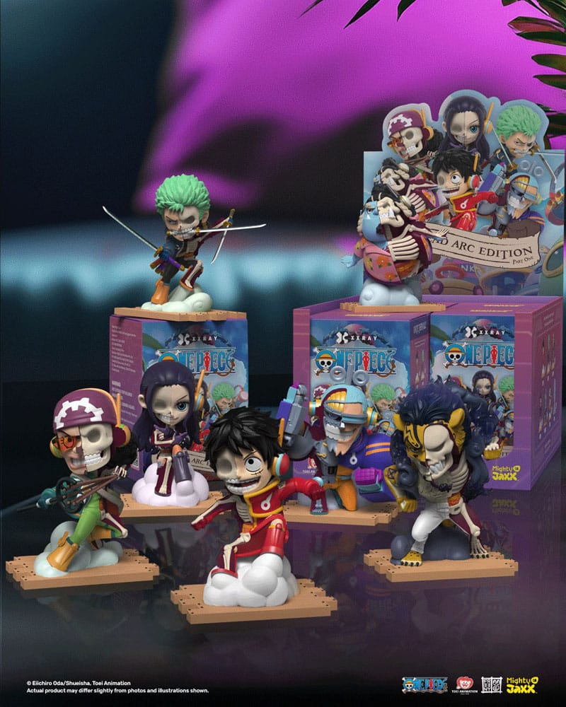One Piece XXRAY 4 Pollici Figura in Vinile Egghead Arc Serie Parte 1 Blind Box Display (6)