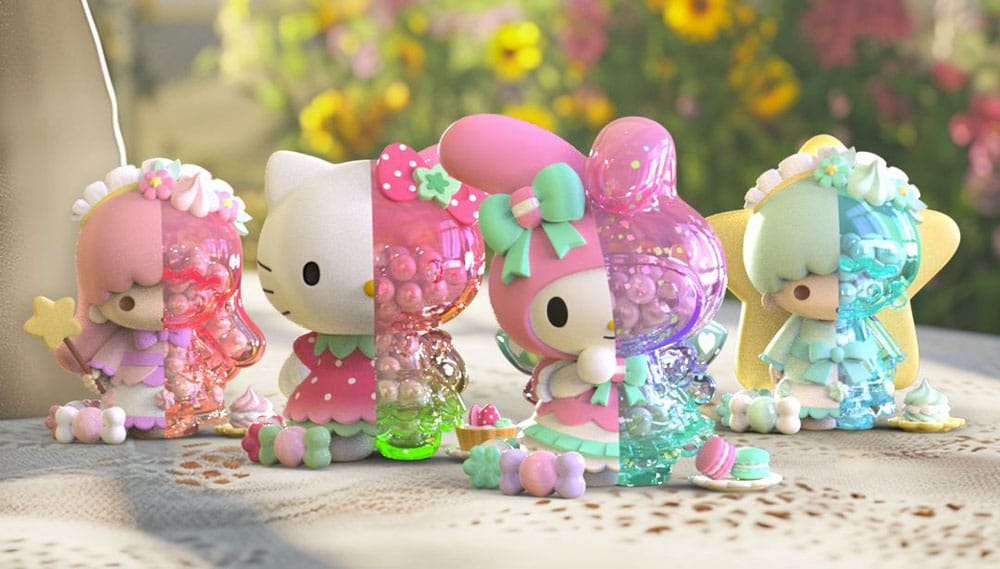 Sanrio Floral Daydream Series Kandy Vinyl Figure Blind Box Display (6) - Mighty Jaxx