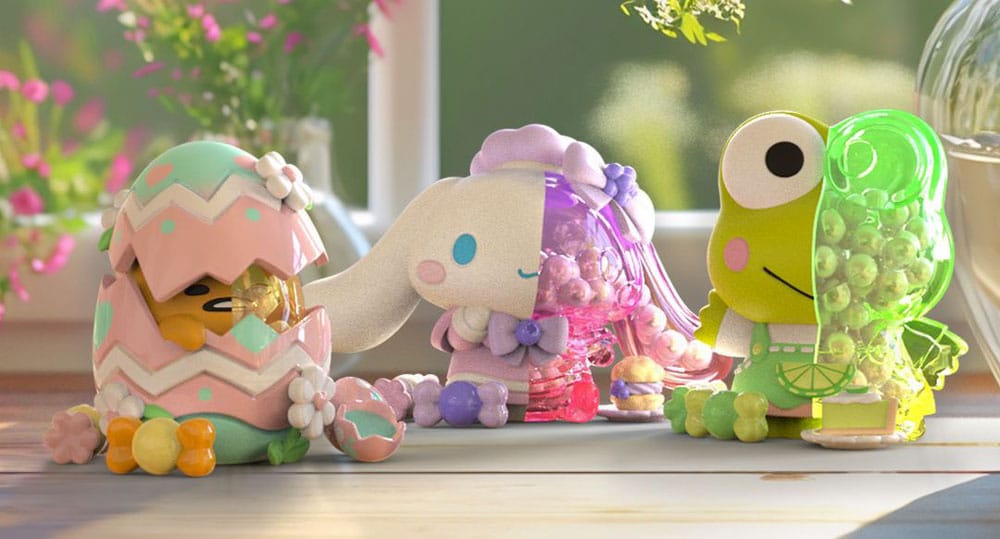 Sanrio Floral Daydream Series Kandy Vinyl Figure Blind Box Display (6) - Mighty Jaxx