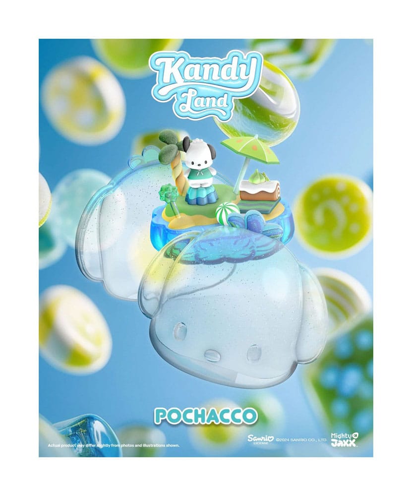 Sanrio Kandyland Pochacco 13 cm – Diorama collezionabile Mighty Jaxx