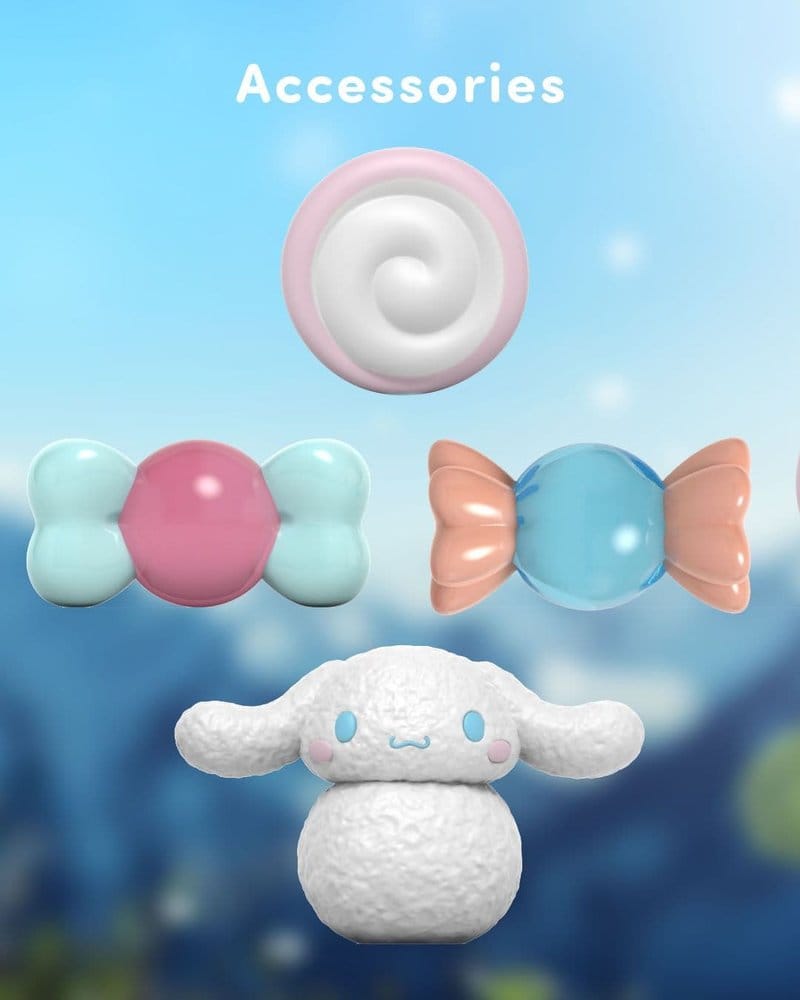 Sanrio Kandy Cinnamoroll Snowy Dreams Series - Mini-figura Collezionabile Mighty Jaxx