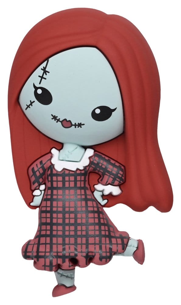 Nightmare Before Christmas Calamità Jack Magnet 3D in Schiuma Sally Pigiama Monogram