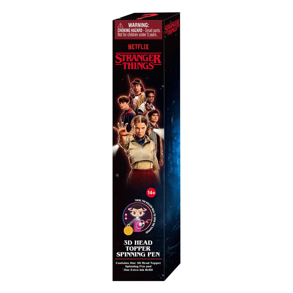 Stranger Things Penne 3D con Testa Rotante - Display da 16 Blind Box