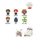 Wizarding World 3D Magnets Serie 1 Espositore (12 buste) – Magnetini in PVC in busta cieca