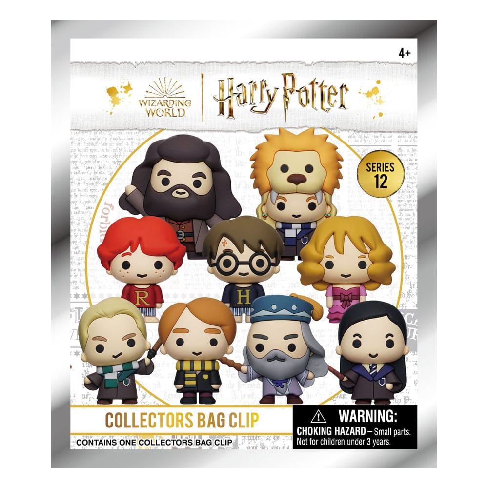 Harry Potter Portachiavi in PVC 3D Serie 12 - Display da 24 Bustine Sorpresa Monogram Int.