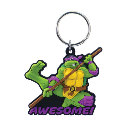 Tartarughe Ninja Portachiavi a Clip in PVC Soft Touch Donatello - Monogram Int.