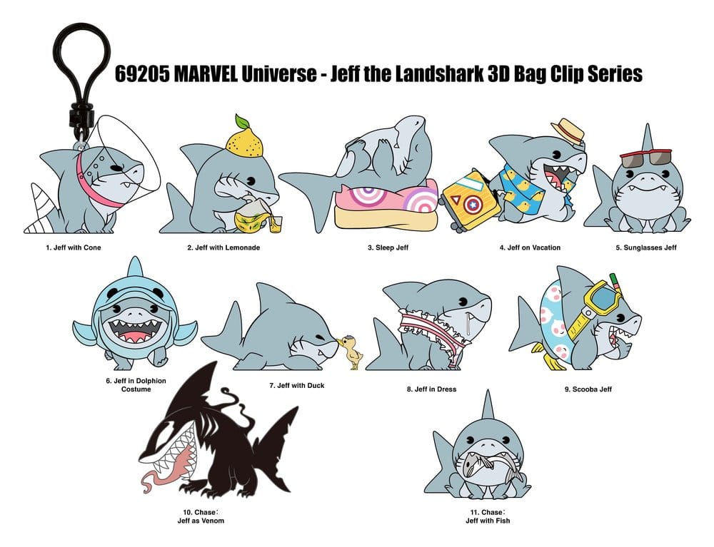 Marvel Rivals Clip in schiuma Jeff the Shark Serie 17 Display 24 buste – Monogram