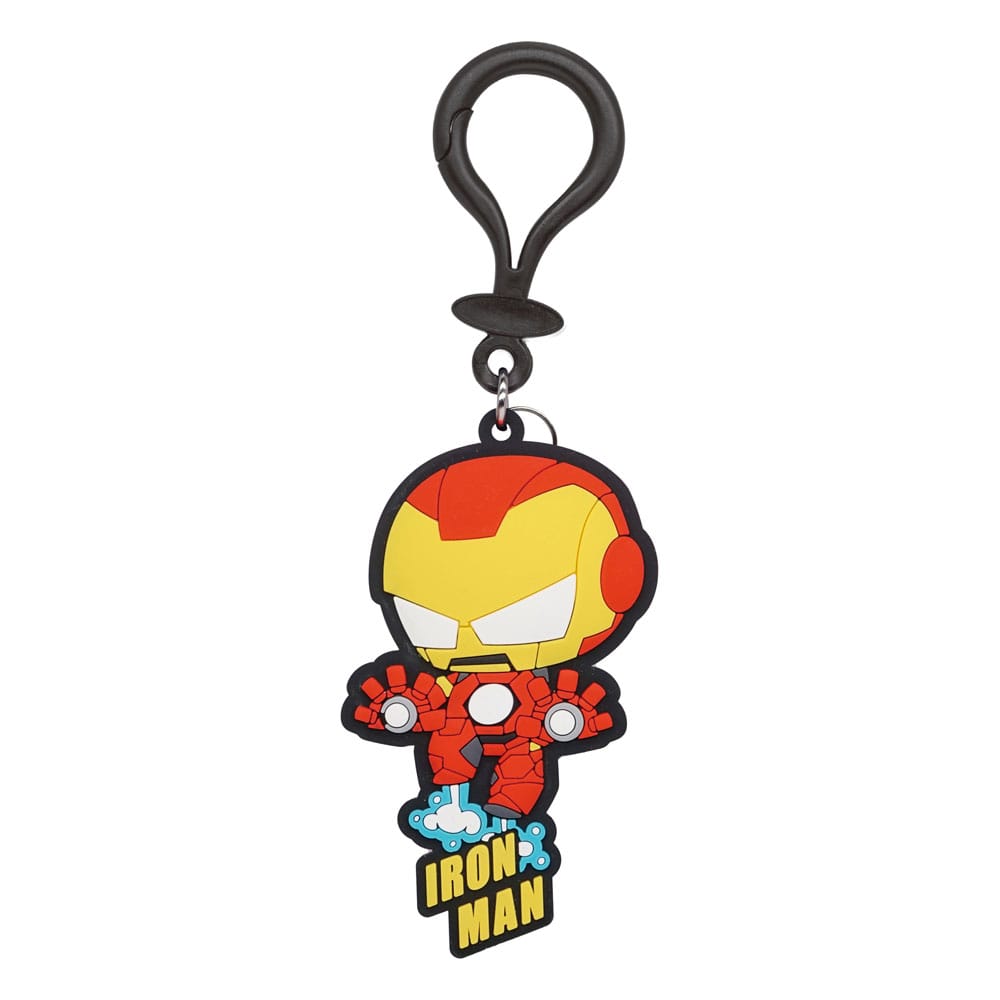 Marvel Iron Man Bag Clip in PVC Soft Touch