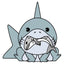 Marvel Jeff the Land Shark Magnete 3D in PVC Monogram