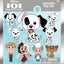 La Carica dei 101 - Clip per Sacchetti in Schiuma 3D - Serie 72 Display (24 buste) Monogram Int.