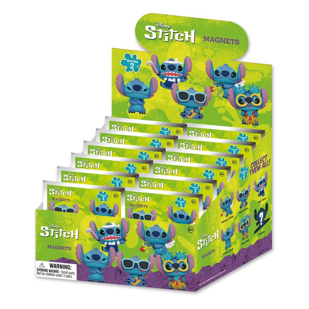 Lilo & Stitch 3D Magnets Serie 2 Display (12) – Monogram Int.