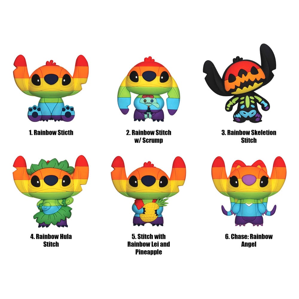 Lilo & Stitch 3D Magnets Serie 4 Espositore da 12 bustine - Monogram Int.