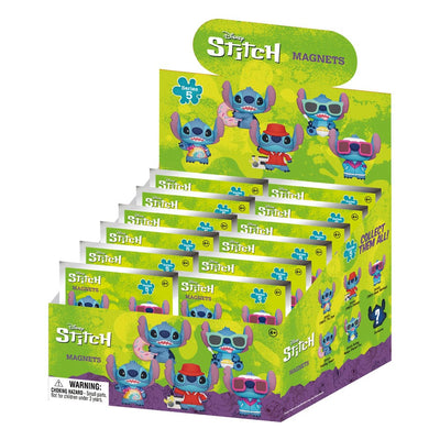 Lilo & Stitch 3D Magnets Stitch Serie 5 – Display da 12 buste cieche, Monogram Int.