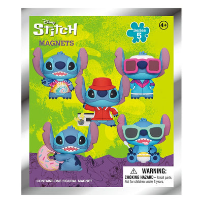 Lilo & Stitch 3D Magnets Stitch Serie 5 – Display da 12 buste cieche, Monogram Int.