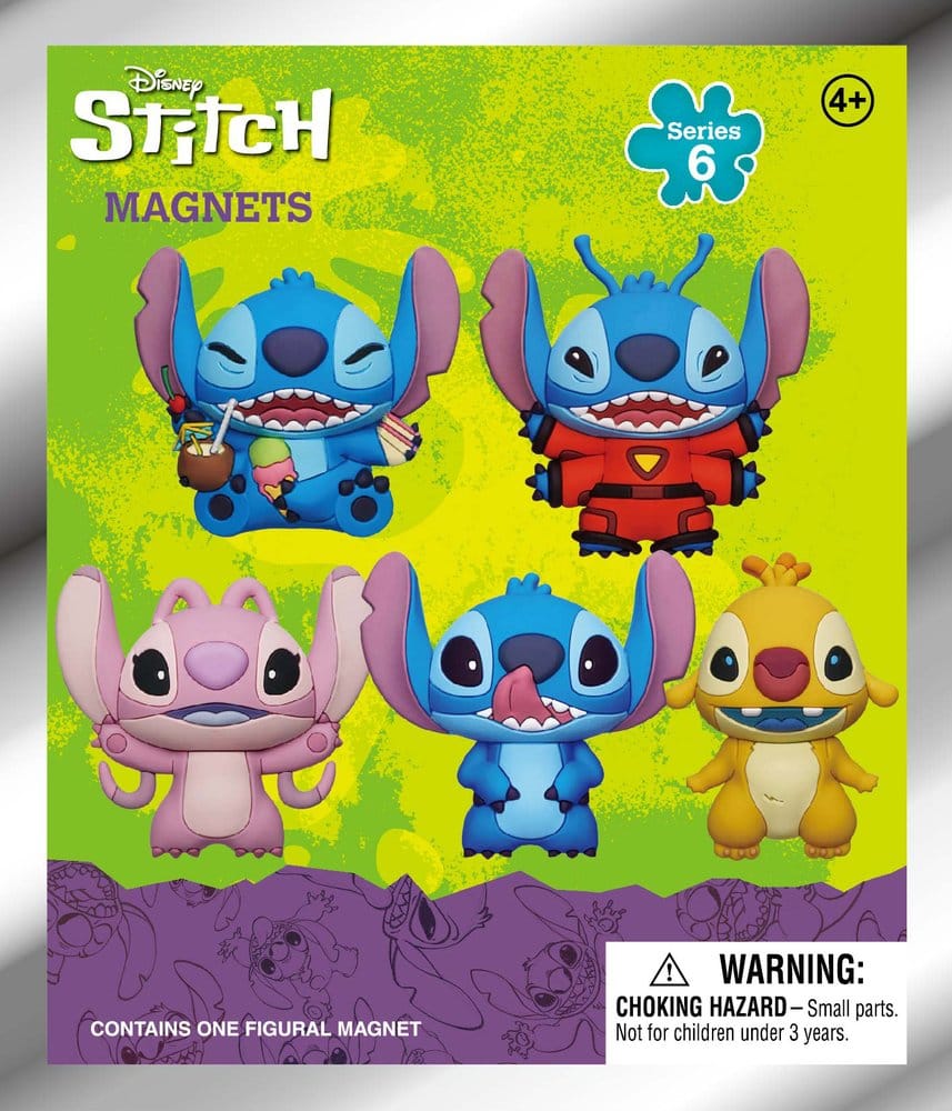 Lilo & Stitch Calamite 3D Stitch Serie 6 – Display da 12 buste sorpresa, Monogram Int.