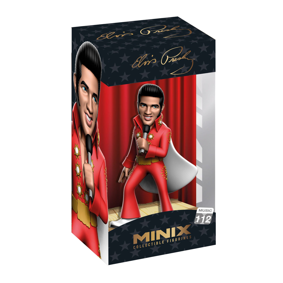 Elvis Presley Minix Action Figure in Tutina Rossa 12 cm