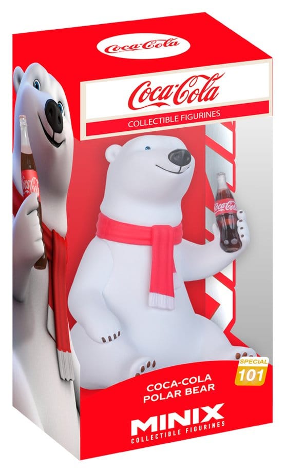 Minix Coca-Cola Polar Bear Figura da Collezione 12 cm
