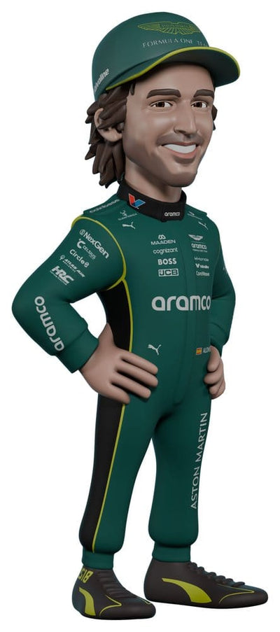 Minix Formula 1 Figura in Miniatura Fernando Alonso Aston Martin 12 cm