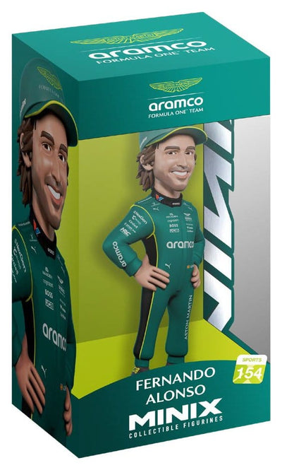 Minix Formula 1 Figura in Miniatura Fernando Alonso Aston Martin 12 cm