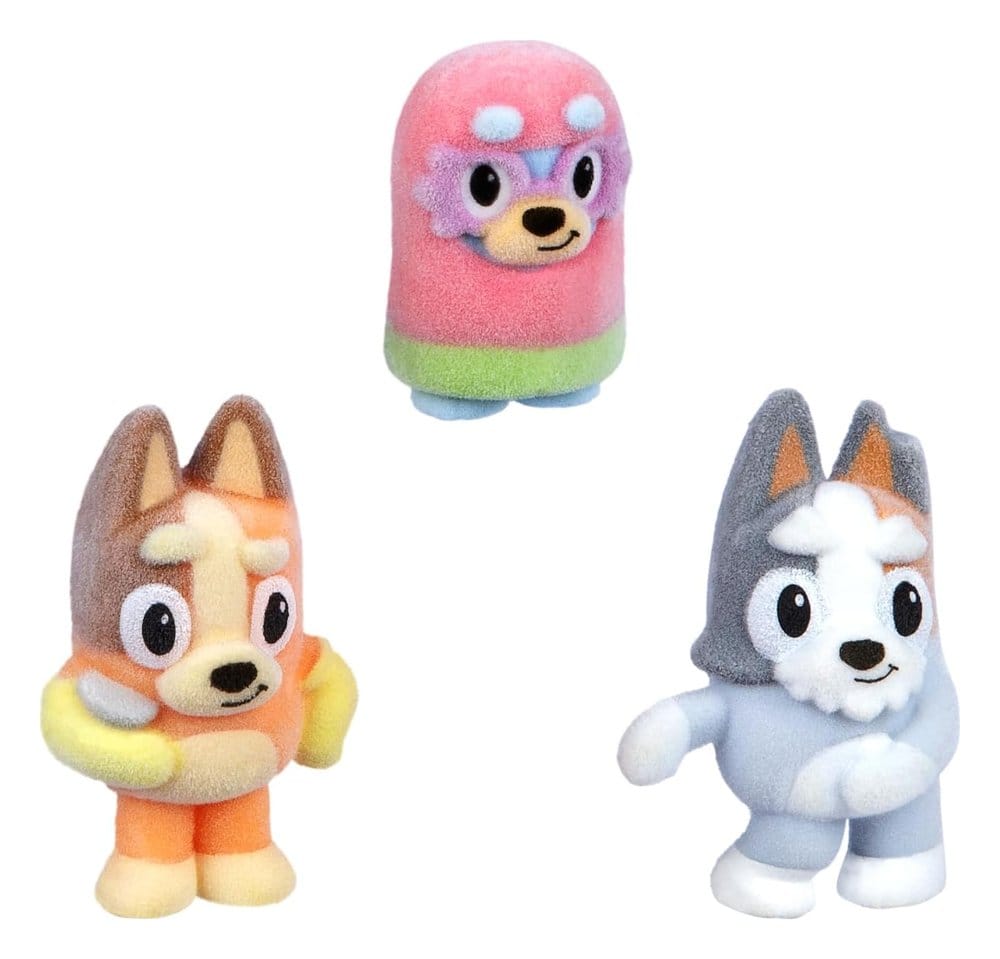 Bluey Fuzzies Espositore da 12 Confezioni Episodi - Moose Toys