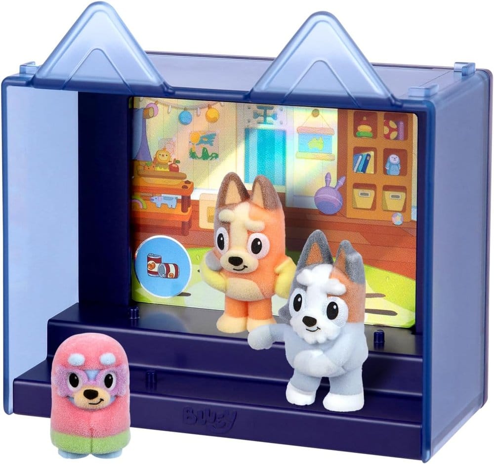Bluey Fuzzies Espositore da 12 Confezioni Episodi - Moose Toys