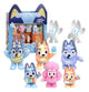 Bluey Fuzzies - Set di figure peluche deluxe, Moose Toys