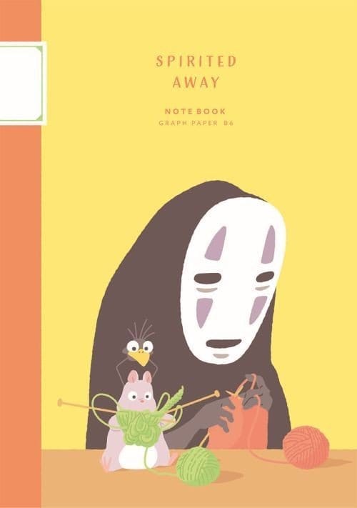 Quaderno Spirited Away - Lezione di maglia, 12 x 18 cm (B6), Movic