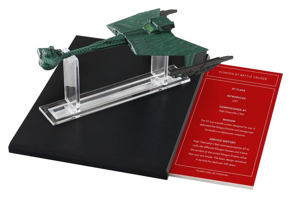Star Trek Klingon D7 Battle Cruiser die-cast 10 cm - Master Replicas