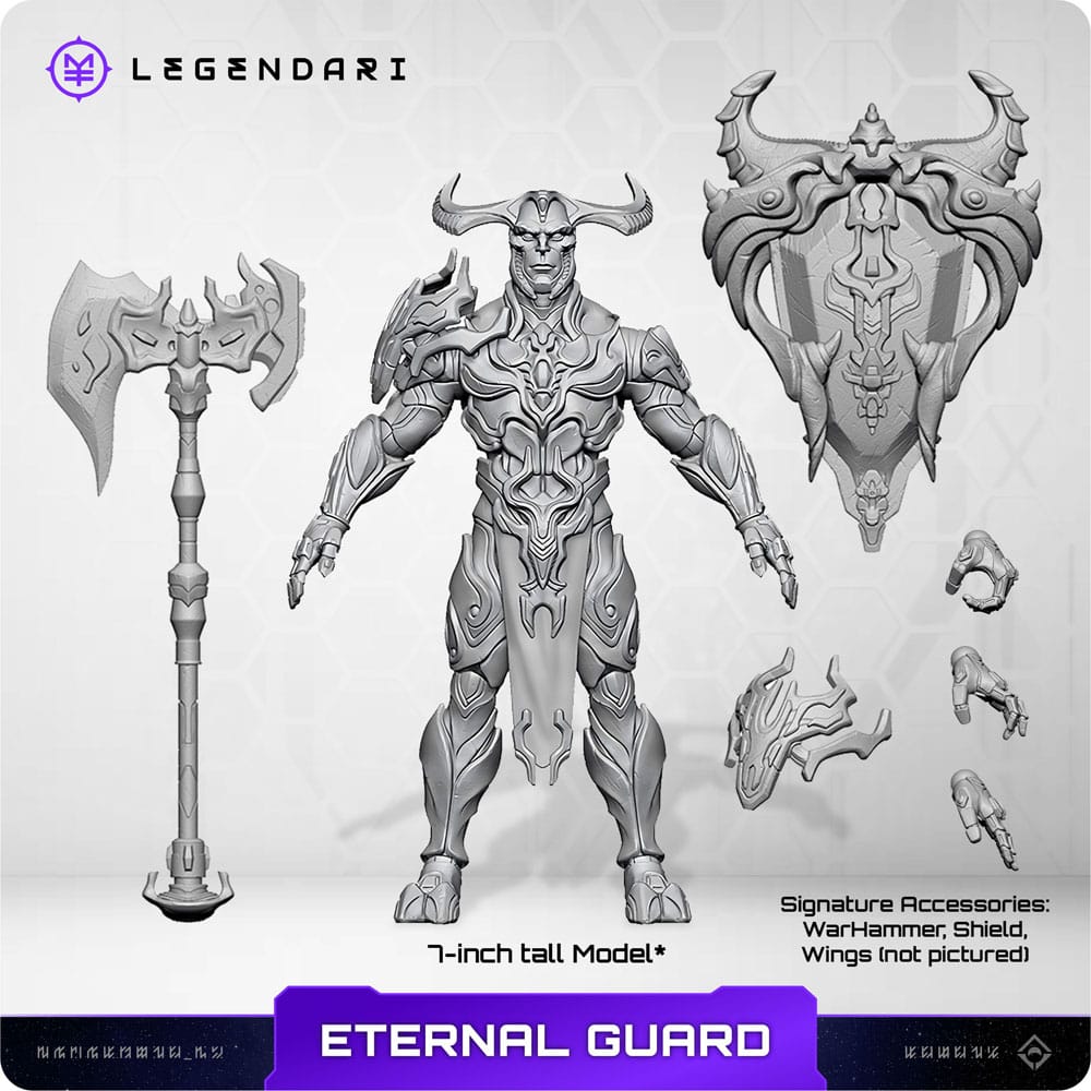 MetaTravelers Legendari Eternal Guard Action Figure 1/10 18 cm