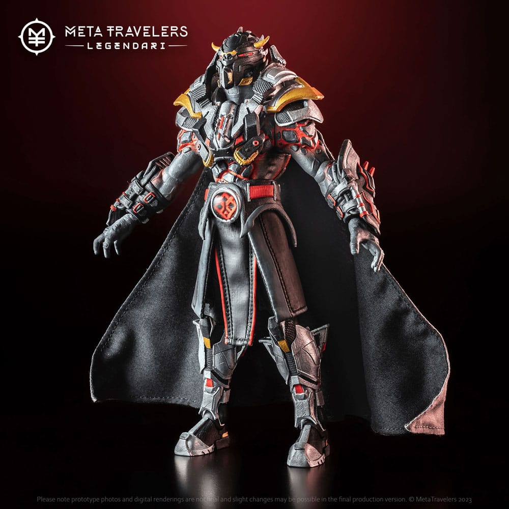 MetaTravelers Legendari Action Figure 1/10 Kael Darkhelm 18 cm