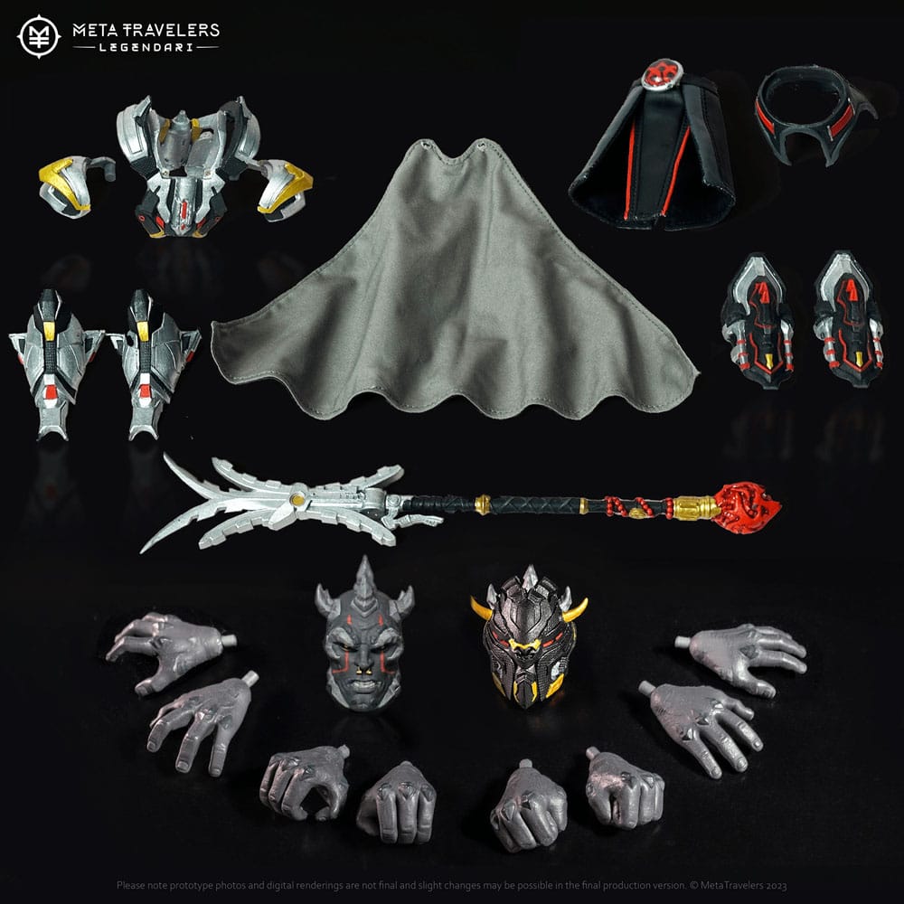 MetaTravelers Legendari Action Figure 1/10 Kael Darkhelm 18 cm