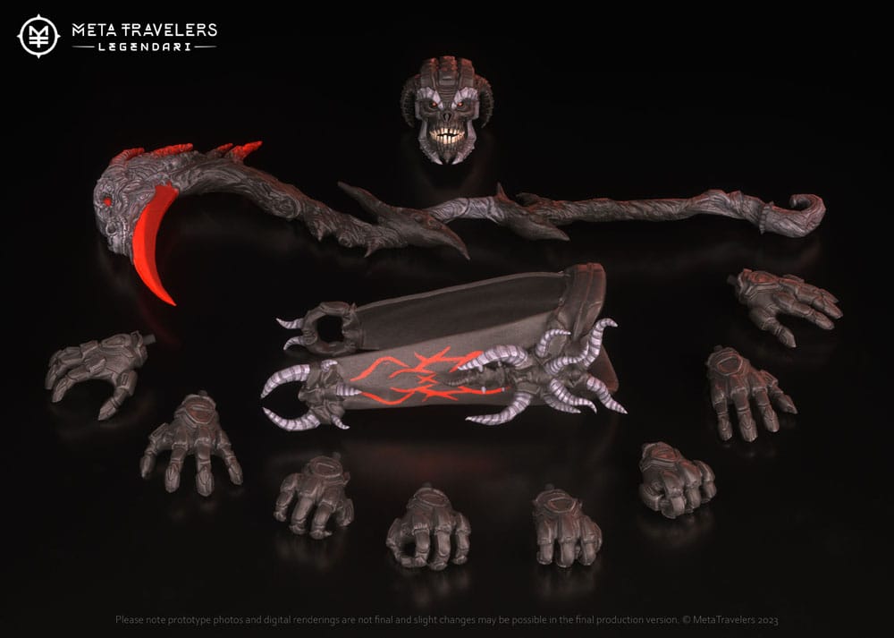 MetaTravelers Legendari Action Figure 1/10 Obsidious 18 cm
